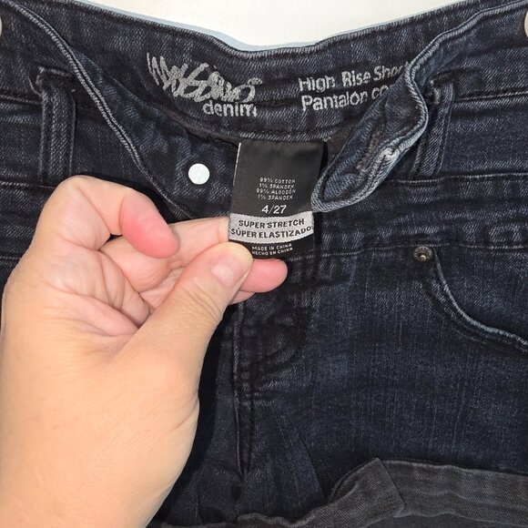 Mossimo High Rise Jean Shorts - Picture 4 of 4